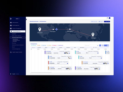 Timeline app calendar design desktop desktopapp figma fleet map operations plane product switch timeline toggle ui ux web