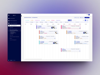 Timeline 2 app calendar design desktop figma fleet illustration operations pilot plane product timeline toggle ui ux web