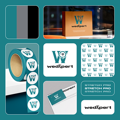 Logo design for wedXpert branding design freelancing graphic design illustration logo logo design vector