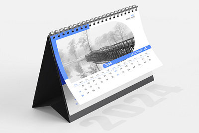 Calendar design template 2024 2024 calendar abstract blue business calendar corporate creative day design desk desk calendar modern office template wall week year