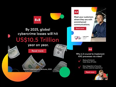 8x8 Tech-In-Asia Campaign | Ad Creatives ads ads design campaign creative design graphic design social media