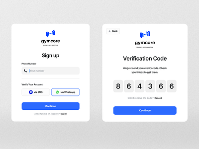 Onboarding Signup Component Dashboard App app component dashboard desktop login onboarding saas signup ui verification web app