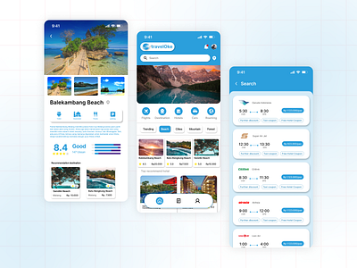 TRAVELOKE - Travel Booking App Design design travel booking ui uiux design ux