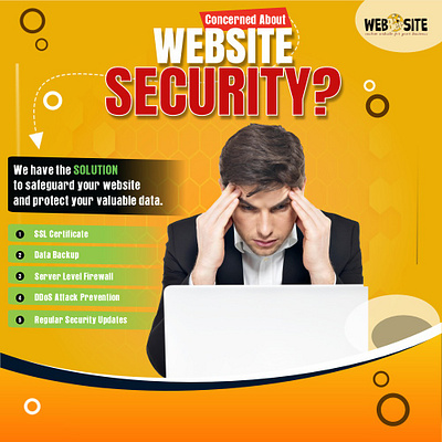 Concerned about website security? branding graphic design ui webiste development website design