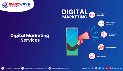 Best SEO & Digital Marketing Services In India amigoways amigowaysappdevelopers amigowaysteam branding digitalmarketing