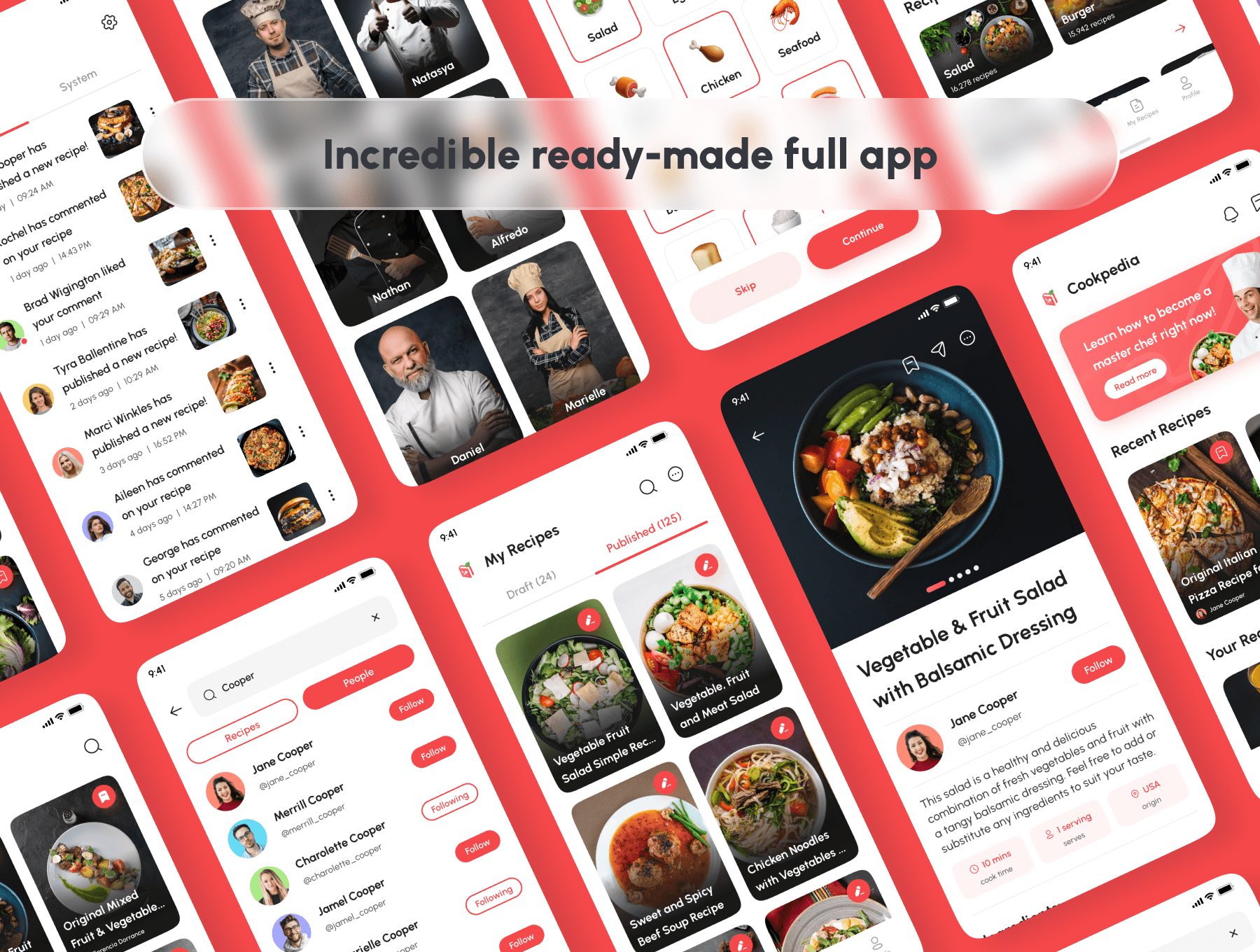 Cookpedia Food Recipe App Ui Kit By Sobakhul Munir Siroj On Dribbble 9878