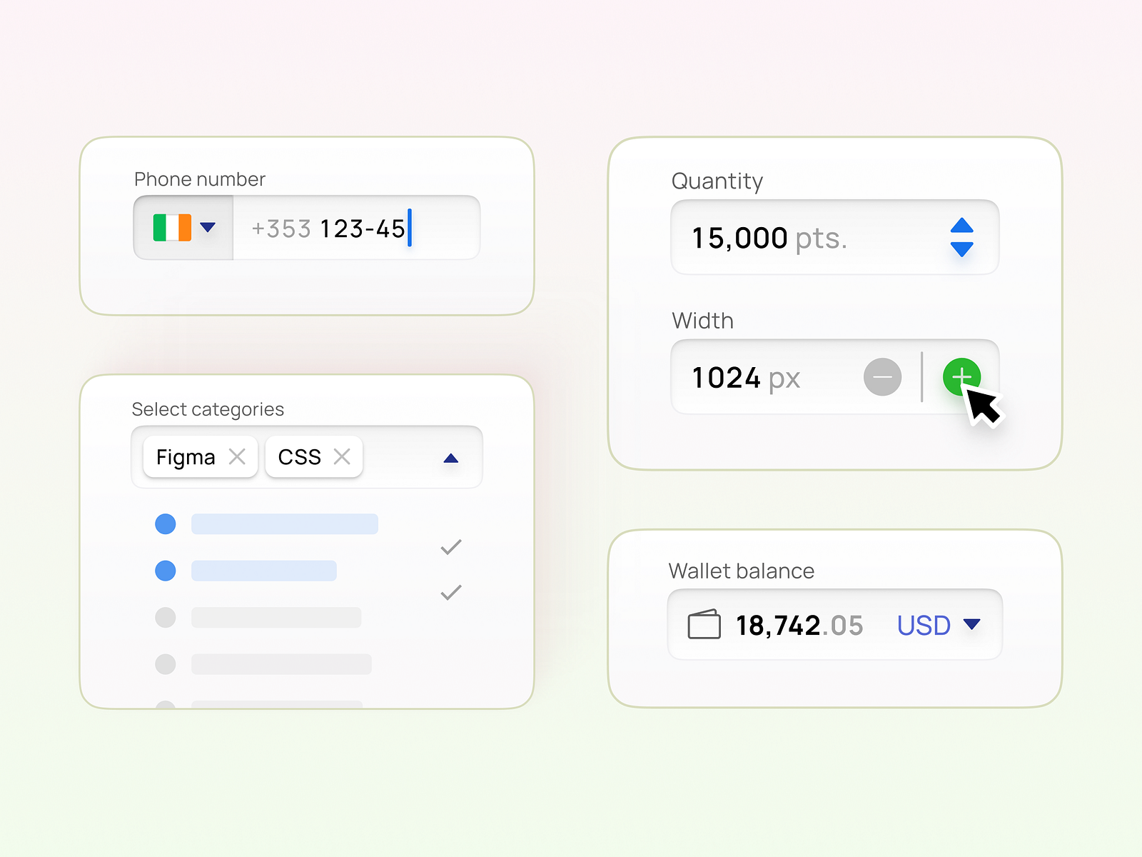 Creating Seamless Input UI Designs for Web Applications by Roman ...