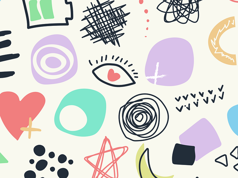 Abstract Scribbles - 50 New Shapes background design asset element figma icon icon set icons illustration marketing marketing asset path presentation shapes shape svg vector