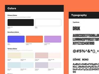 Nocode Website - System buttons inputs cons design guide illustration light interface simplicity usability sytem deisgn typography user experience design user interface ux ui variant visual identity