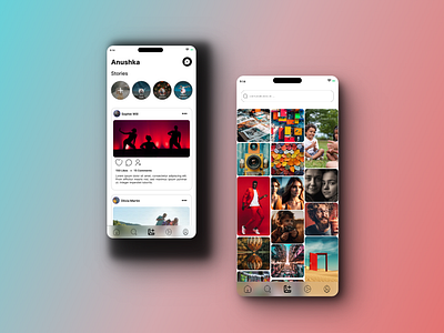 Ui Design Inspired by Instagram app contact design facebook figma fresh fresher hire inspiration instagram new social social media ui