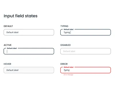 Input field input field interactive design ui web design