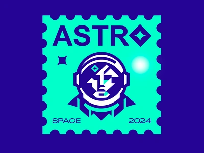 ASTRO astro astronaut branding design graphic design icon identity illustration logo marks planet rocket space stars symbol ui