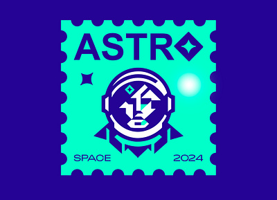 ASTRO astro astronaut branding design graphic design icon identity illustration logo marks planet rocket space stars symbol ui