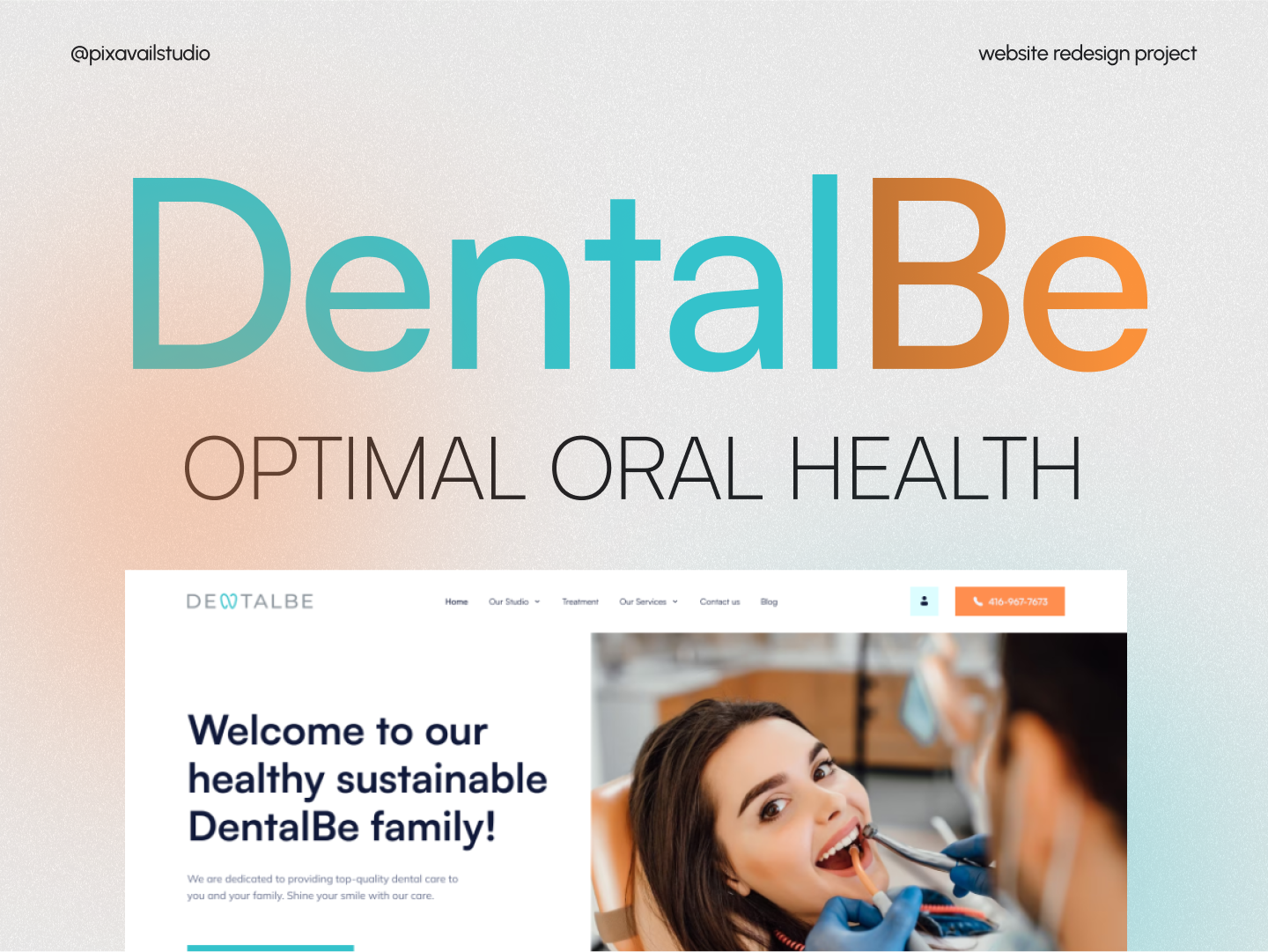 DentalBe - Dental Clinic Website Redesign Work alaminuiux behance dailyui dailyuichallenge dental dental online presence dental website dentist design resource grow dental business inspiration design landingpage lifestyle oralhealth pixavail studio pixavail team redeisgn today trending 2023