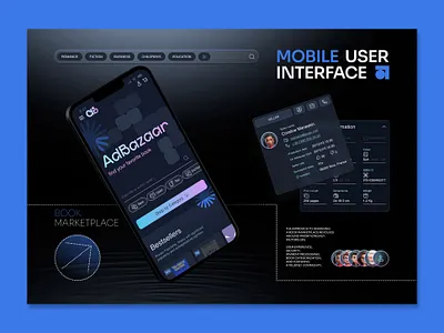 Book Marketplace branding dailyui graphic design logo marketplace ui ui ux user interface web design website