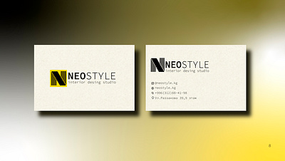 card neo style 3d animation branding graphic design logo motion graphics ui