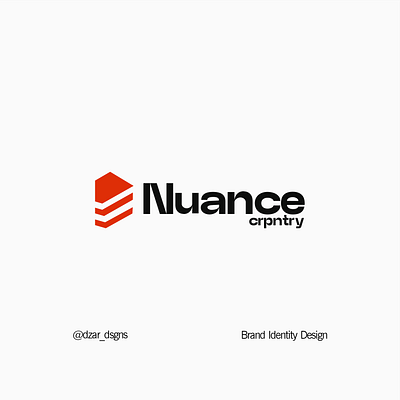 Brand visuals for Nuance Carpentry branding graphic design logo