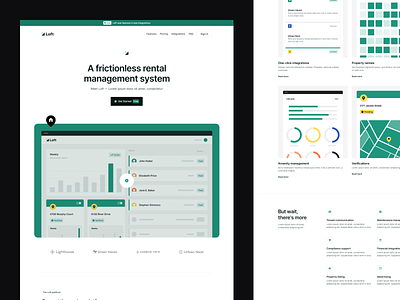 Loft — Webflow SaaS Template flat saas minimal saas saas saas landing page saas template webflow saas template webflow template