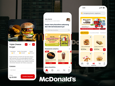 #Redesign-- McDonald's Indonesia designinspiration ui uidesign ux uxwriting