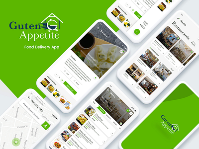 Food Delivery App Ui/Ux branding graphic design logo ui