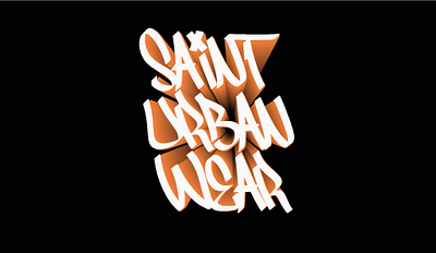 SAINT URBAR WEAR 3d animation branding graphic design logo ui