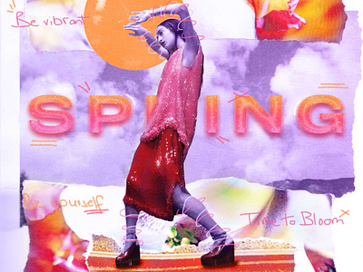 SPRING ⋄ Collage Artwork artwork collage collageartwork design graphic design photoshop