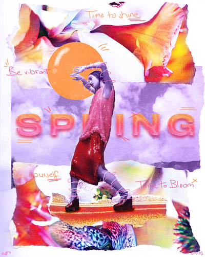 SPRING ⋄ Collage Artwork artwork collage collageartwork design graphic design photoshop