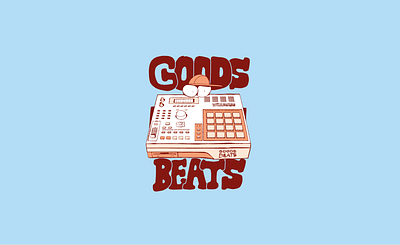 Goods Beats MPC 2000 font illustration logo mpc mpc 2000 music music prod supremeninja