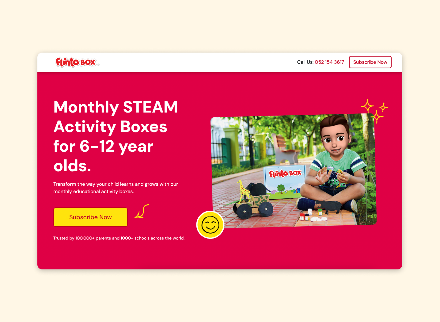 Flinto MENA Kids Activity Box Subscription