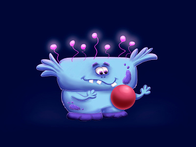 Monsters. Character design. baby blue bubbles cartoon character character design cherry craft packaging creature concept cute character evolution design form illustration magic magic creature monster creation neon photoshop pretty character stylization