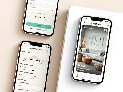 Real Estate Mobile App Design IOS app design interface design ios mob app mobile mobile app property real estate ui ux ui