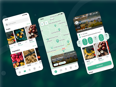 Cuiellette - Ecommerce App app communitymarket design ecommerce farmtotable fruittrees gardentotable graphic design localproducers localshopping logo mobile produceexchange producerapp producesharing sellingsurplus sustainableliving sustainablepractices ui ux