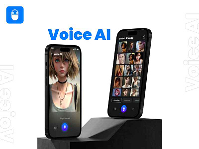 Voice AI – Clone Any Voice 3d animation graphic design motion graphics ui
