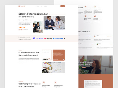 Financial Website design figma financialwebsite framer landingpage ui uidesign uiux uxdesign uxui webdesign website websitedesign