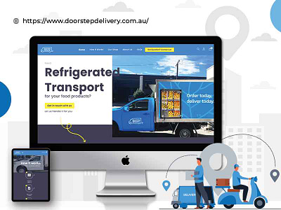 DoorStep Delivery – Delivery Services ui