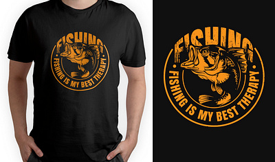 Vintage Fishing T-shirt Design custom t shirt design
