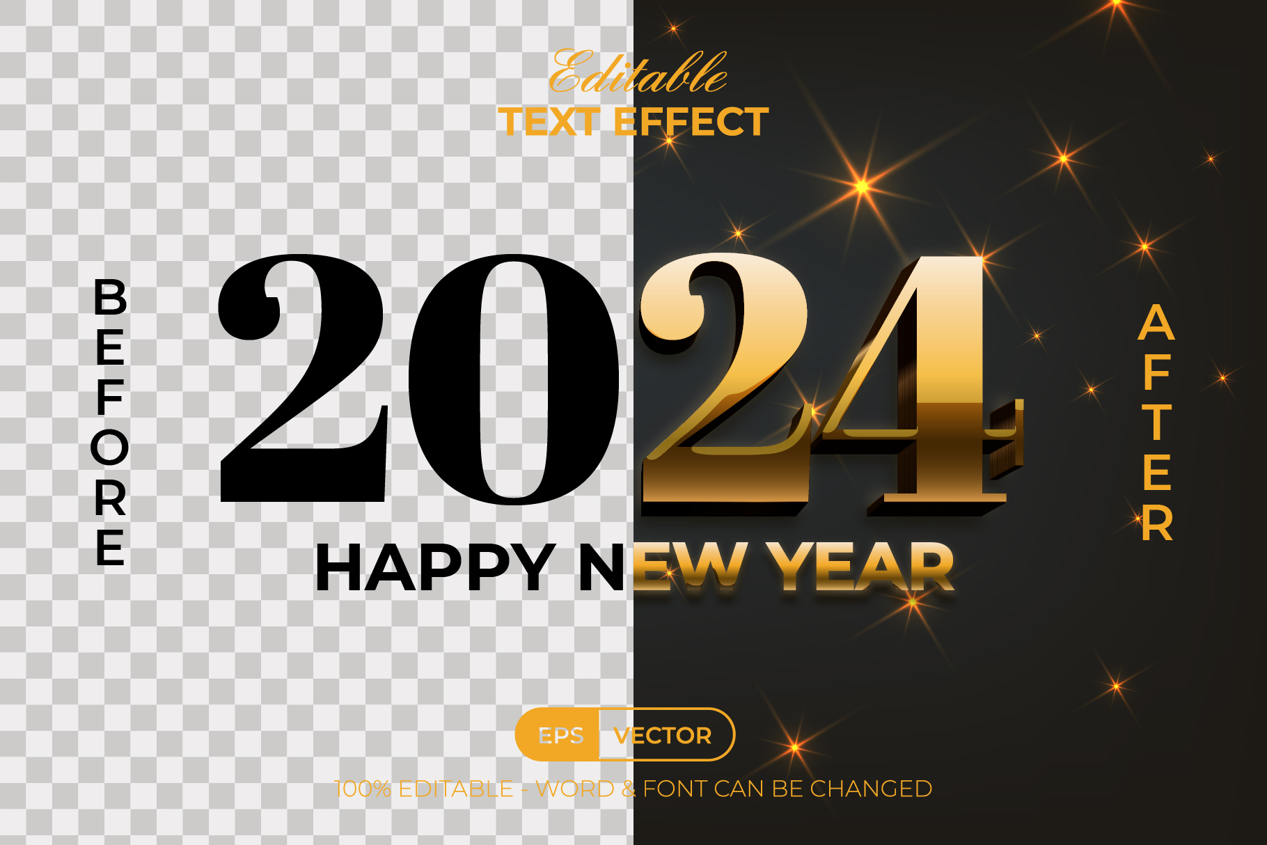 2024 Gold Text Effect New Year Style By Mockmenot On Dribbble   Original D958888abf875e05821cb0abfed58337 