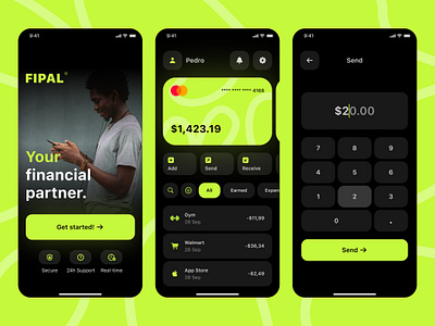 Finances App UI/UX appdesign appdesigner appui appuidesign appux graphic design ui uidesign uidesigner uiux uix uxdesign uxdesigner