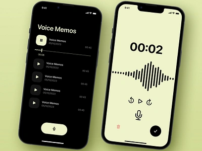 Voice Recorder App UI/UX app appdesign appdesigner appui appuidesign appux graphic design ui uidesigner uiux ux uxdesigner