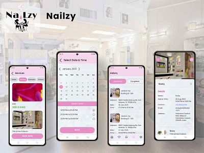 Nailzy – Expert Professional Services ui