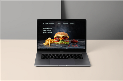 An attractive theme for Restaurants graphic design restaurant ui