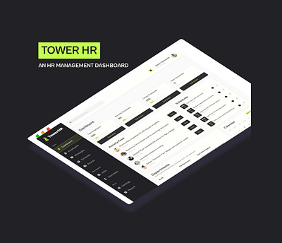 TowerHr dashboard design figma hr saas ui uiux