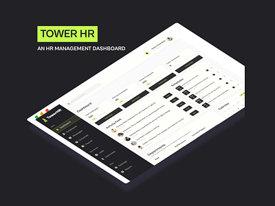 TowerHr dashboard design figma hr saas ui uiux