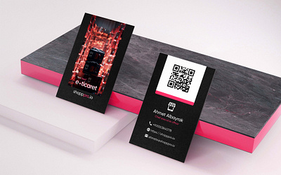 Business card - shopppro ai branding business card shopppro graphic design illustrator logo ui