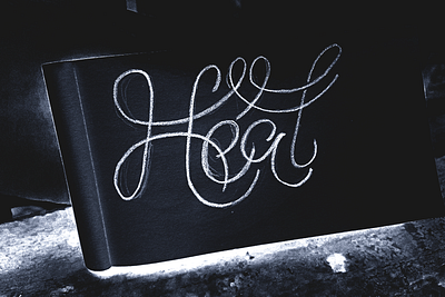 Heal - WIP (Lettering Issue 2 — Monoline Lettering) branding creative lettering custom lettering decorative lettering design design inspiration detailed draft graphic design hand lettering lettering ideas lettering inspiration logotype ornamental sketch traditional lettering typography vintage lettering wip work in progress