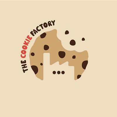 Cookie Logo branding cookie flatdesign food graphic design logo vector