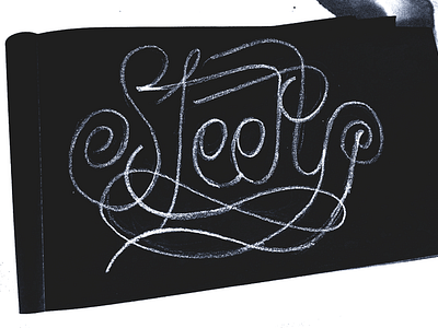 Sleepy - WIP (Lettering Issue 2 — Monoline Lettering) branding creative lettering custom lettering decorative lettering design design inspiration detailed draft elyamanybeeh graphic design hand lettering lettering ideas lettering inspiration logotype ornamental sketch traditional lettering typography vintage lettering work in progress