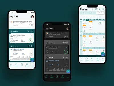 MATS - Sport app for professional athletes app biking branding design graphic design interaction design interface logo product design sport ui user experience ux