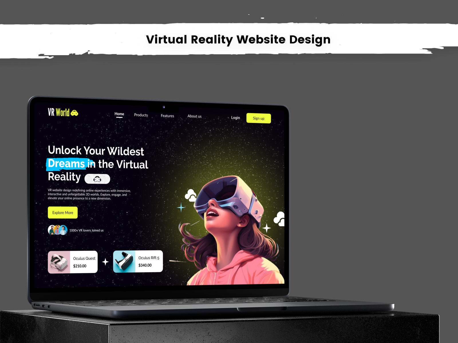 Virtual Reality Web Design🚀✨ ali haider animation branding design landing page design likes motion graphics ui ui design ux designer uxui viralmypost virtual reality web design virtual reality website vr app vr landing page design vr website web design website design