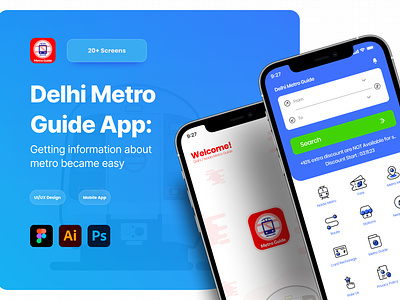 Delhi Metro Guide app application branding dashboard delhimetro graphic design interface layout logo metro metro ui mobile apps mobile ui product ui ui designer uiux ux web website
